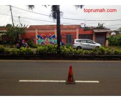 Rumah pinggir jalan raya dekat stasiun dan pintu toll di Bogor kota