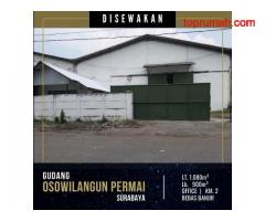 Gudang Blok Terdepan di Osowilangun Permai, Benowo, Surabaya