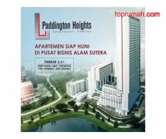 Apartemen Paddington Height Alam Sutera 3 bedroom full furnish siap huni