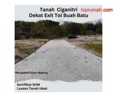 Area Perumahan Ciganitri,Tanah Strategis Bandung,4 Jtaan/M