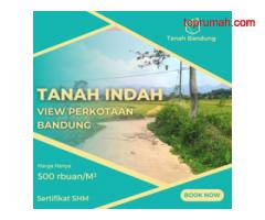 Tanah Indah Murah,View Perkotaan Bandung; SHM