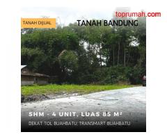 Tanah Bandung Dekat Tol Buahbatu Sertifikat SHM Cicilan 12x