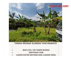 Tanah Sleman Yogjakarta,15 Menit Kampus UGM Sertifikat SHM