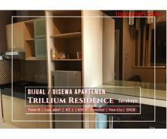 Apartemen 1 BR Furnished di Trillium Residence, Surabaya