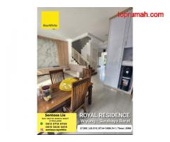 Dijual Rumah Royal Residence Wiyung Surabaya Barat - LUAS 200 m2 - MURAH + SEMI Furnished + Garasi C