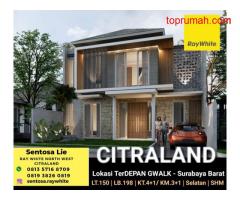 Dijual Rumah Baru Puri Widya Kencana - Taman Gapura Citraland Surabaya Barat - New Modern Minimalis 