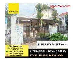 Dijual Rumah Jl.Tumapel - Kec.Tegalsari - area Jl.Raya Darmo STRATEGIS Komersial Area Cocok buat Kan